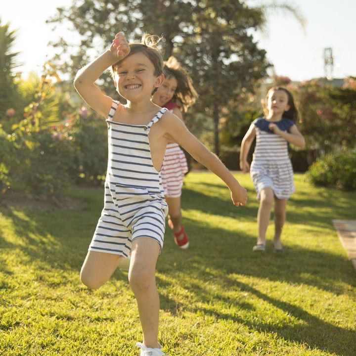 Babidu Striped Dungarees | Millie and John