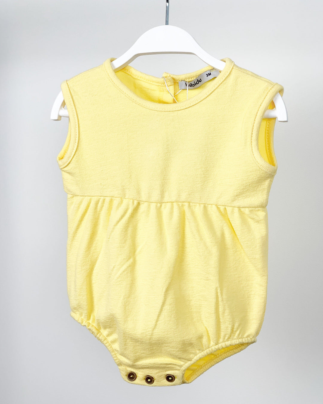 Babidu TERRY TOWELLING | Lemon Romper | Millie and John