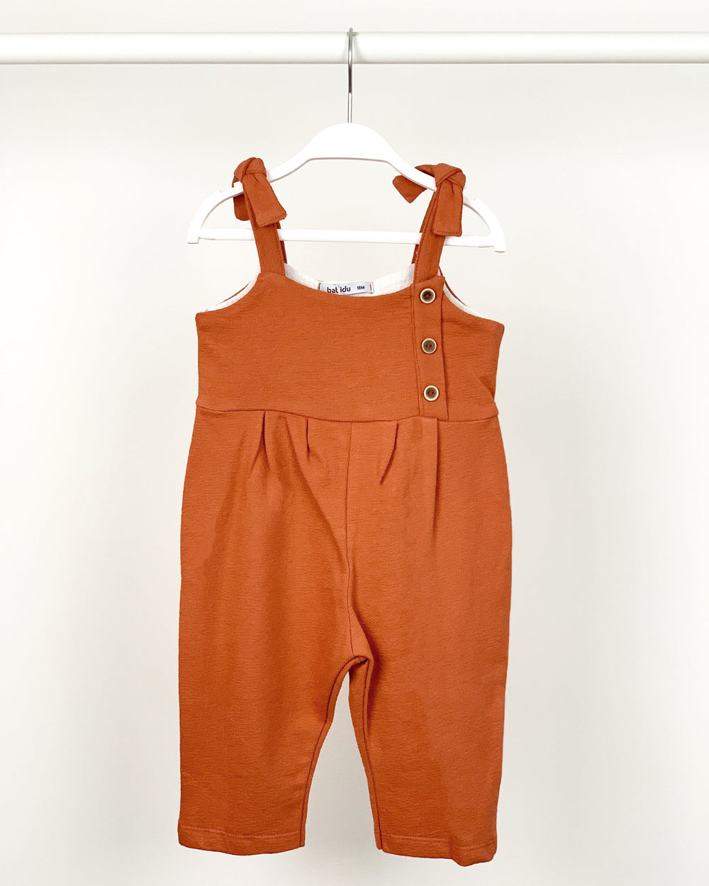 Babidu TERRY TOWELLING | Rust Jumpsuit | Millie and John