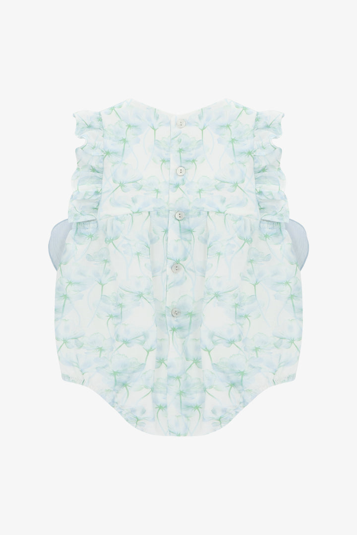 "Celeste" Blue Watercolour Floral Shortie