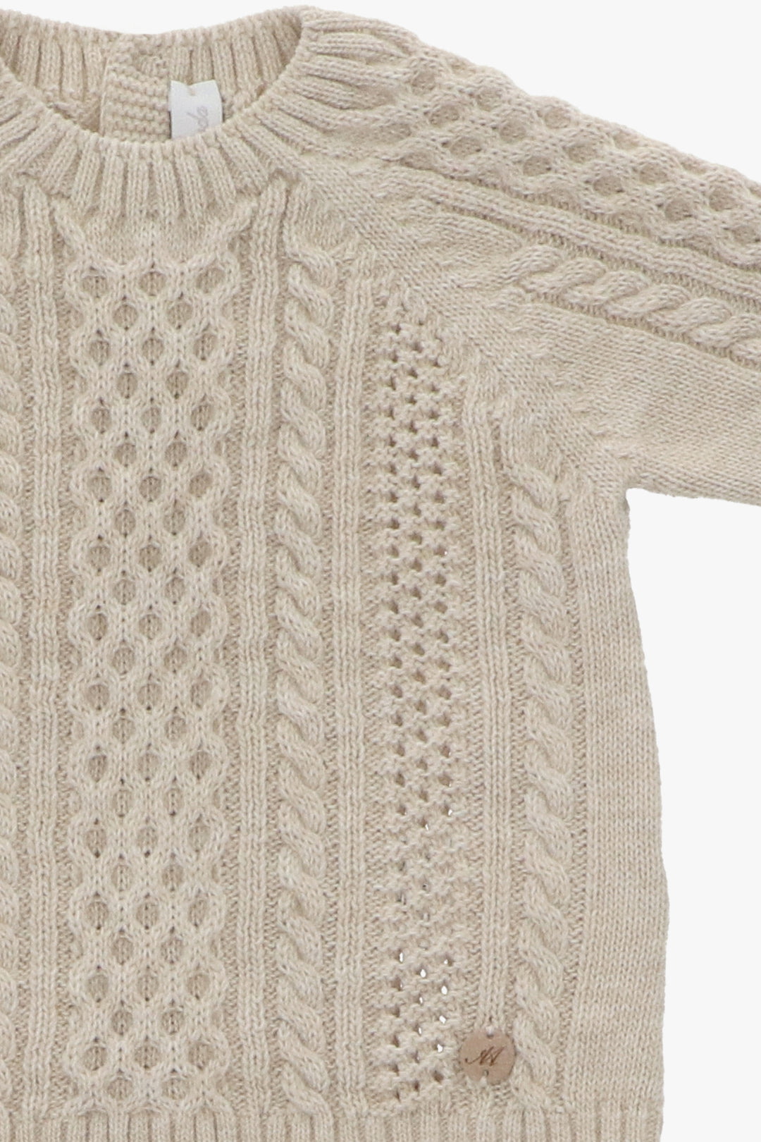 Martín Aranda "Grayson" Biscuit Knit Top, Leggings & Bonnet | Millie and John