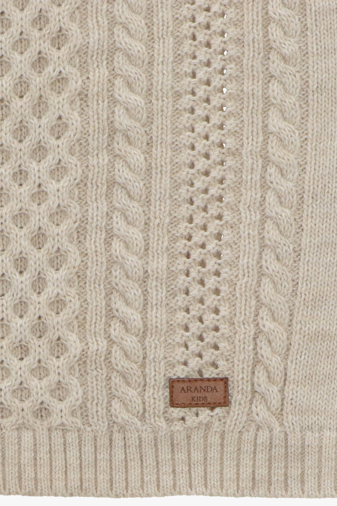 Martín Aranda "Albie" Biscuit Knit Jumper & Gingham Jam Pants | Millie and John