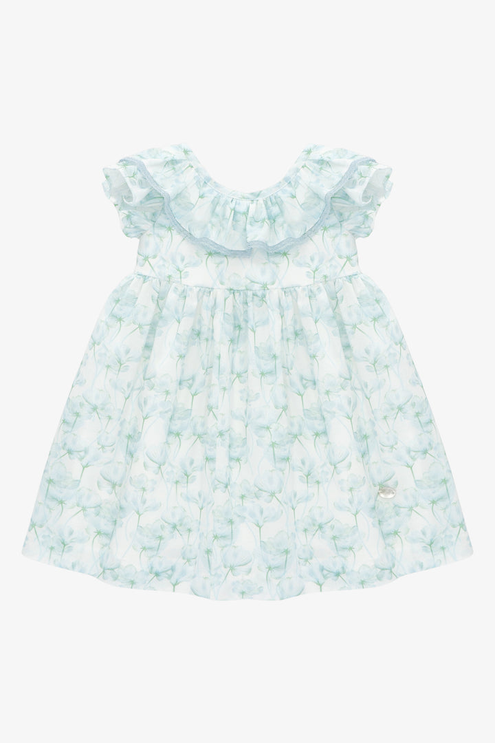 "Arabella" Blue Watercolour Floral Dress