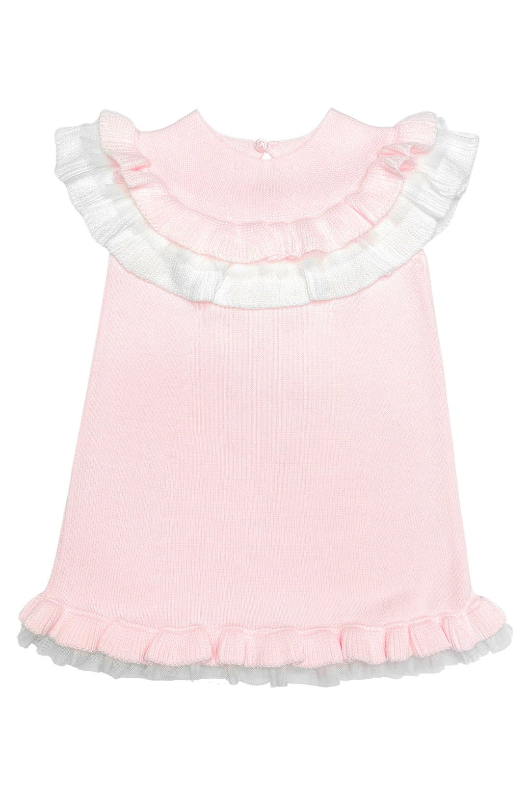 Granlei "Giselle" Baby Pink Knit Tulle Dress | Millie and John
