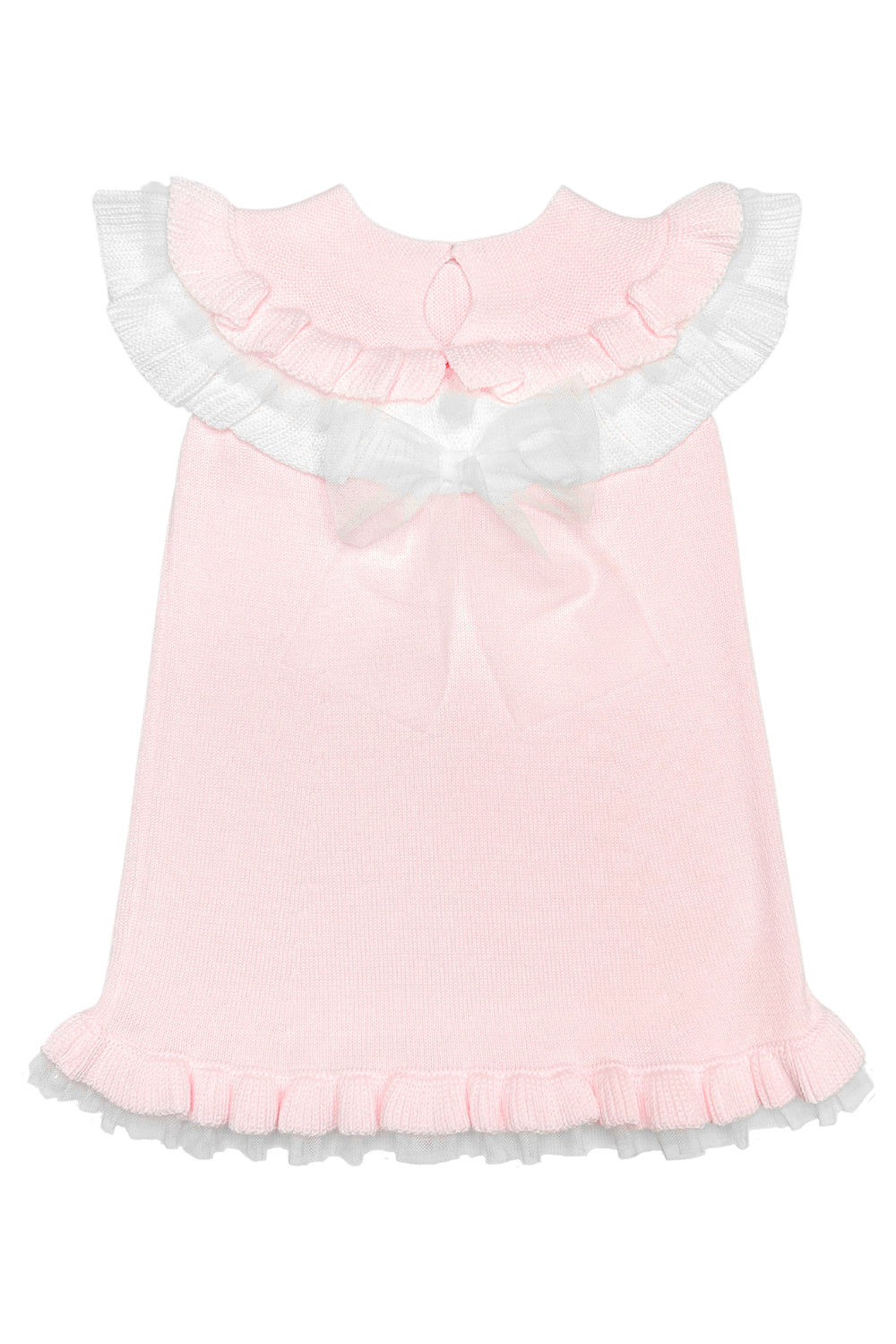 Granlei "Giselle" Baby Pink Knit Tulle Dress | Millie and John