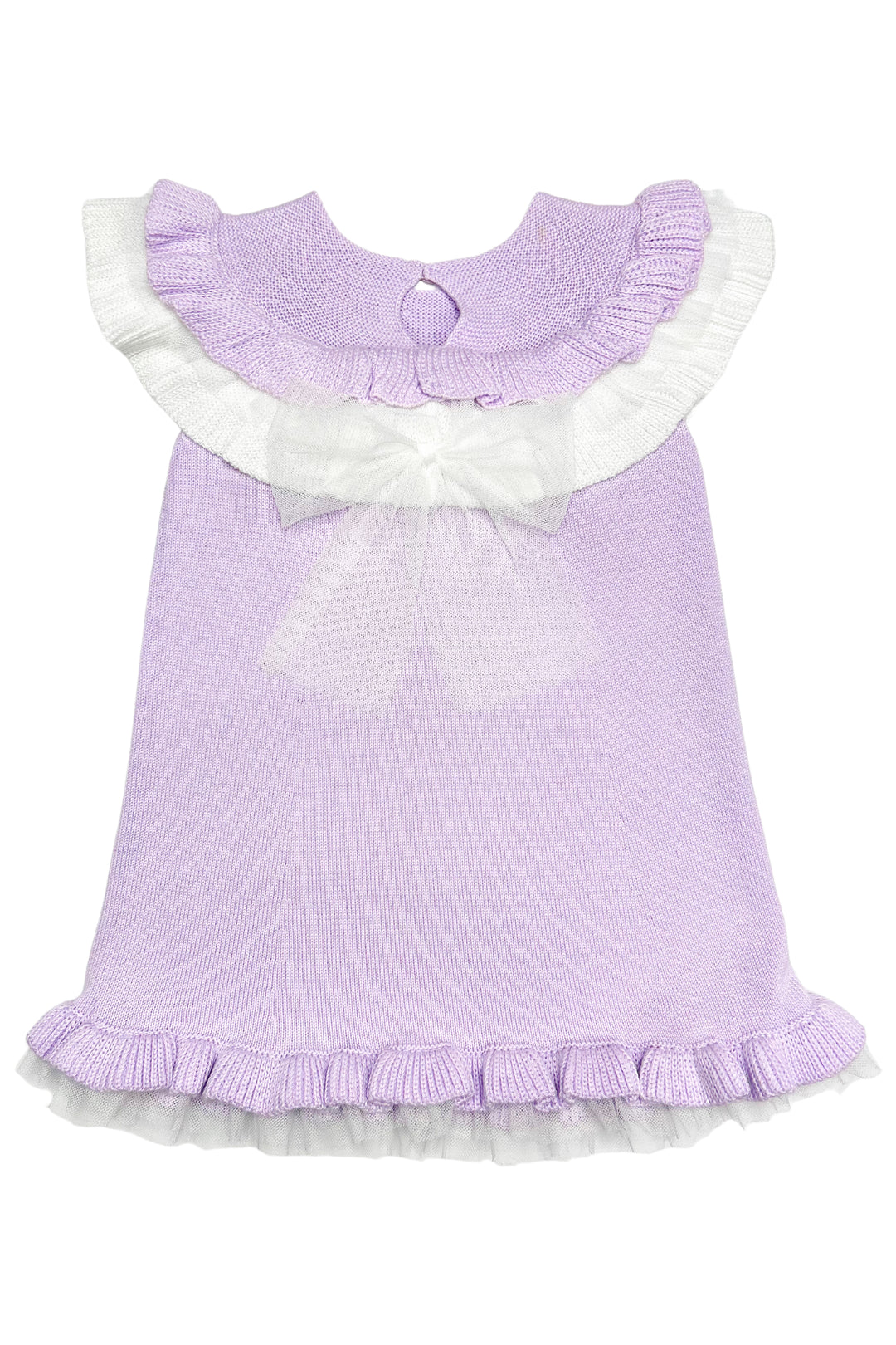 Granlei "Giselle" Lilac Knit Tulle Dress | Millie and John