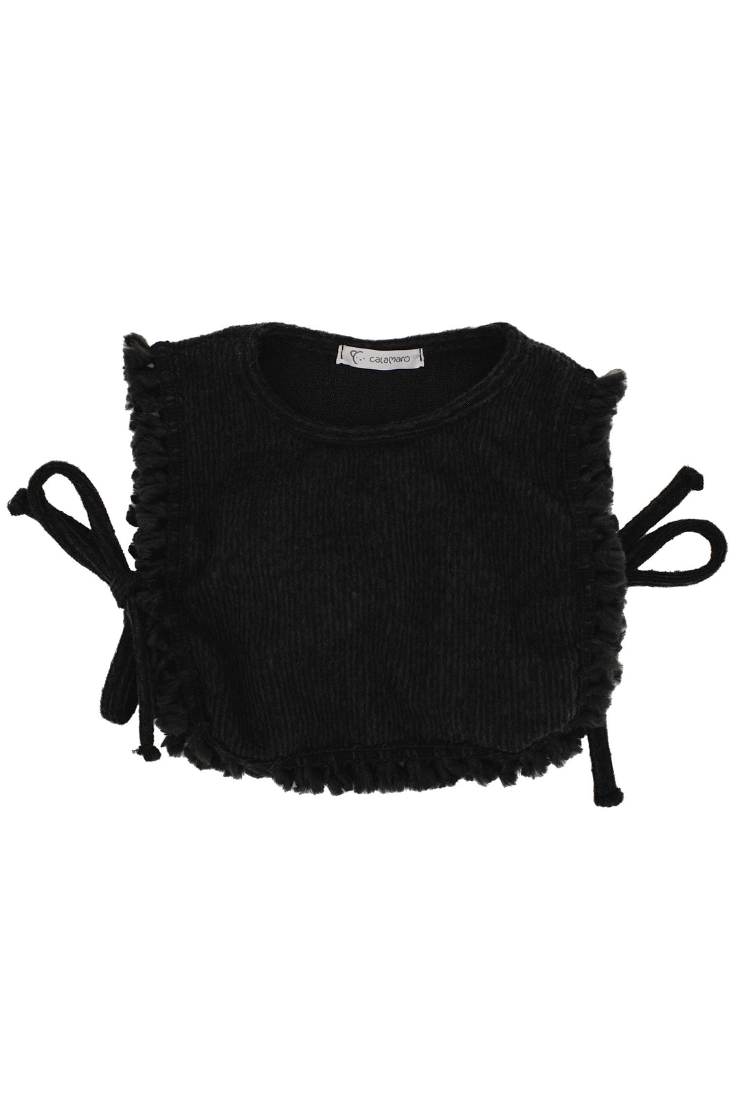 Calamaro "Vivette" Black & White Shimmer Tweed Jumper, Blouse & Skort | Millie and John