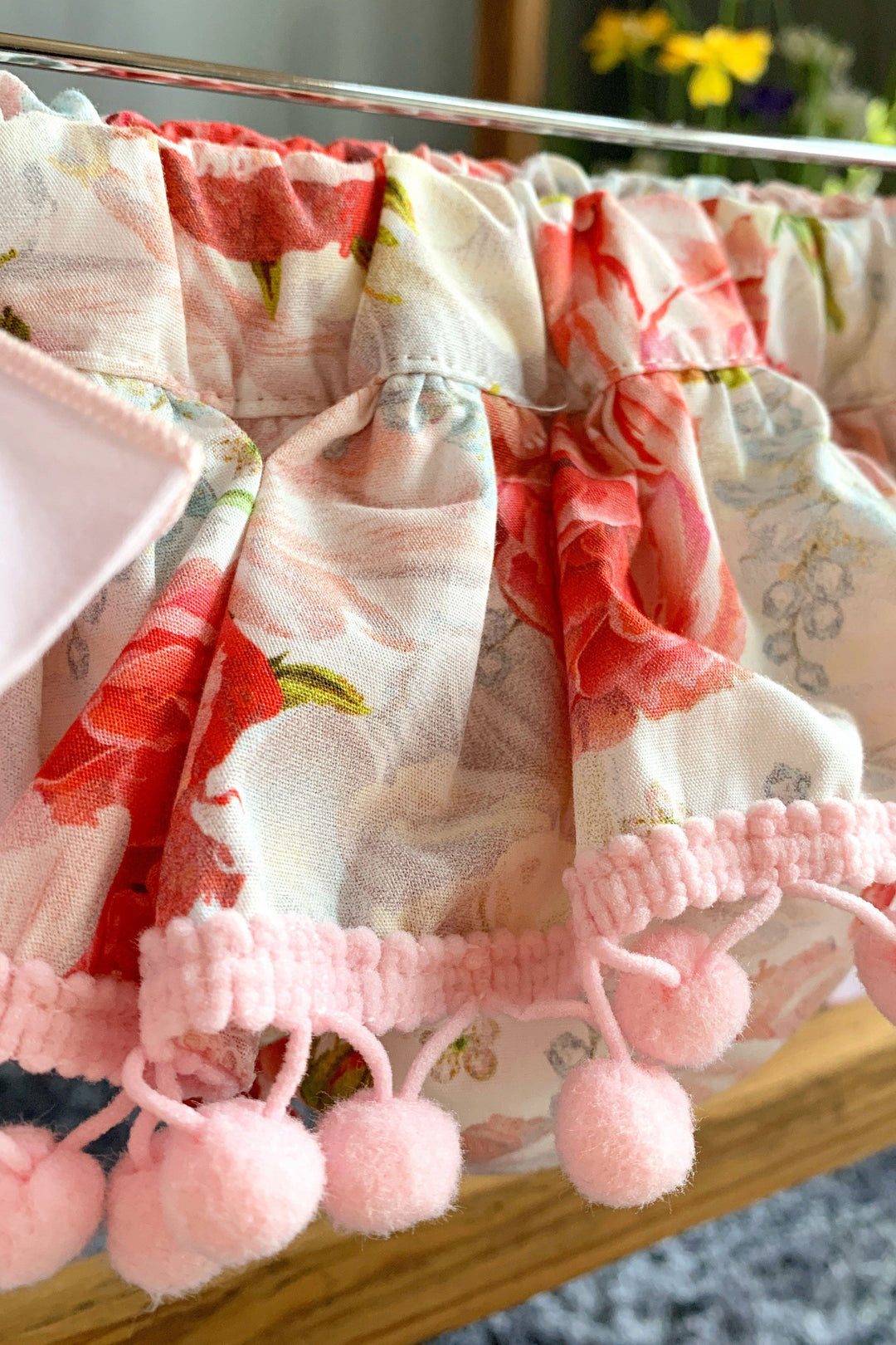 Phi Rose Print Bow Bloomers | Millie and John