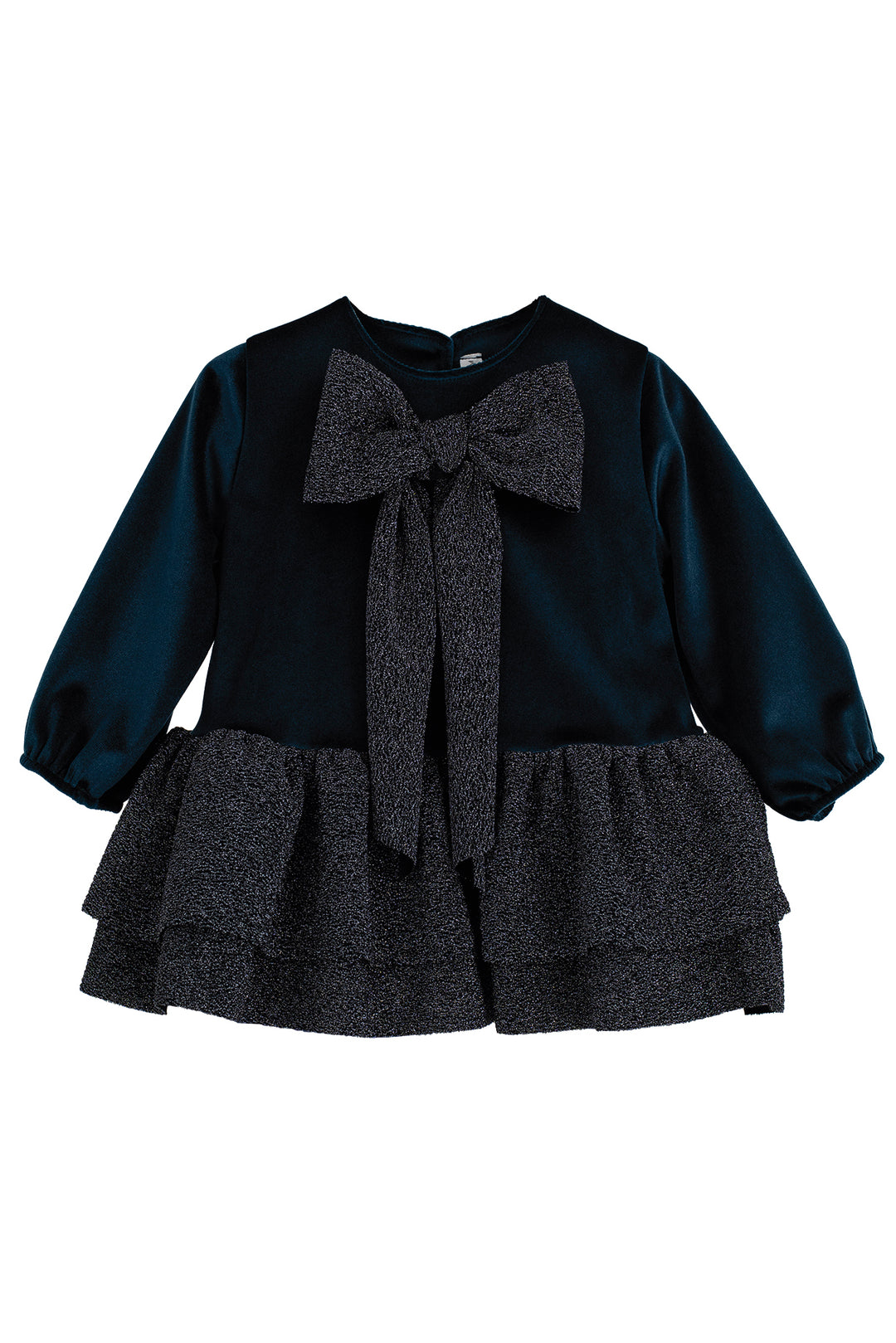 PREORDER "Seraphina" Sparkly Navy Velvet Drop Waist Dress