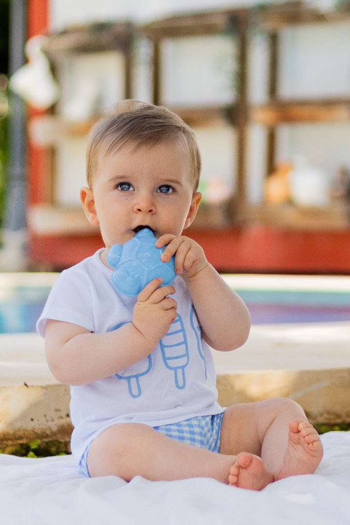 "Sidney" Blue Ice Lolly T-Shirt & Swim Shorts