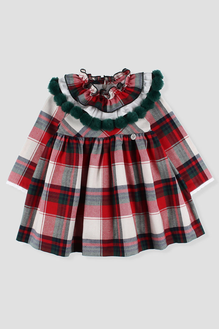 "Stella" Red Tartan Dress