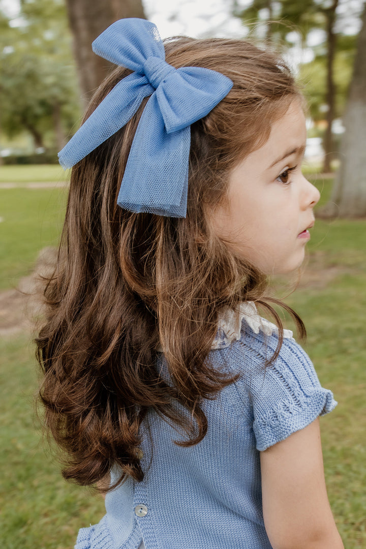 Large Tulle Hair Bow