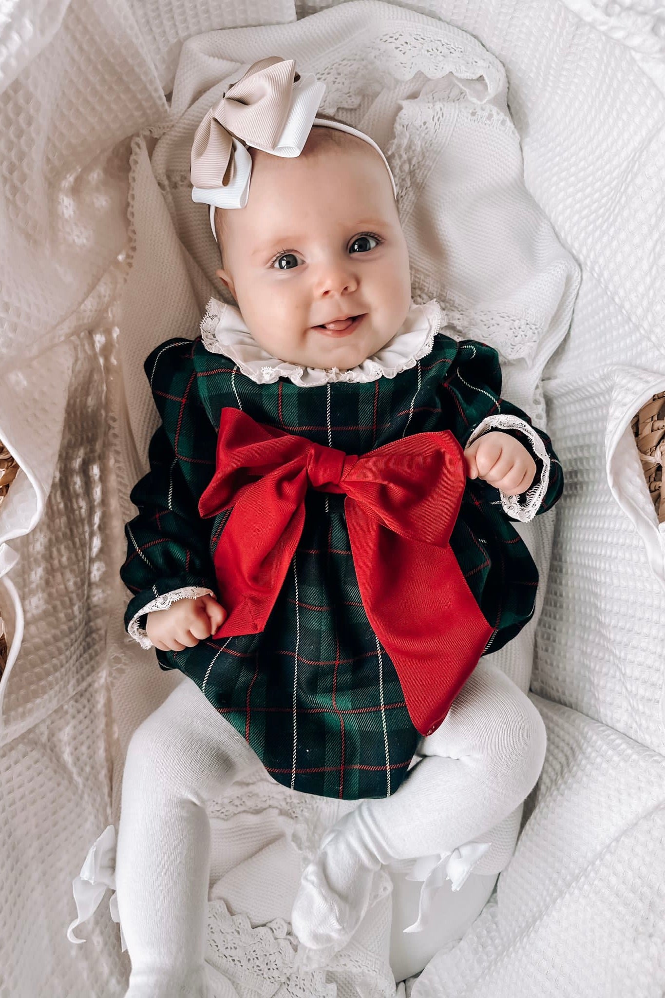 Baby girl shop tartan romper