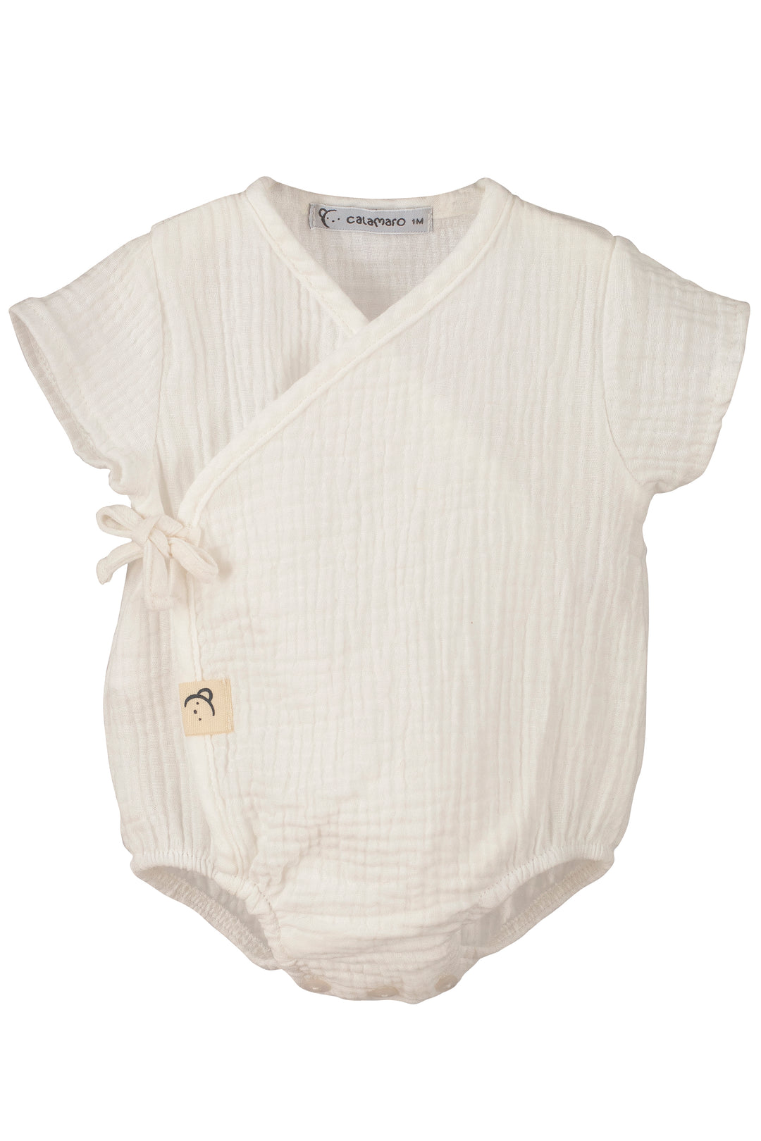 Calamaro PREORDER "Remi" Ivory Cheesecloth Romper | Millie and John