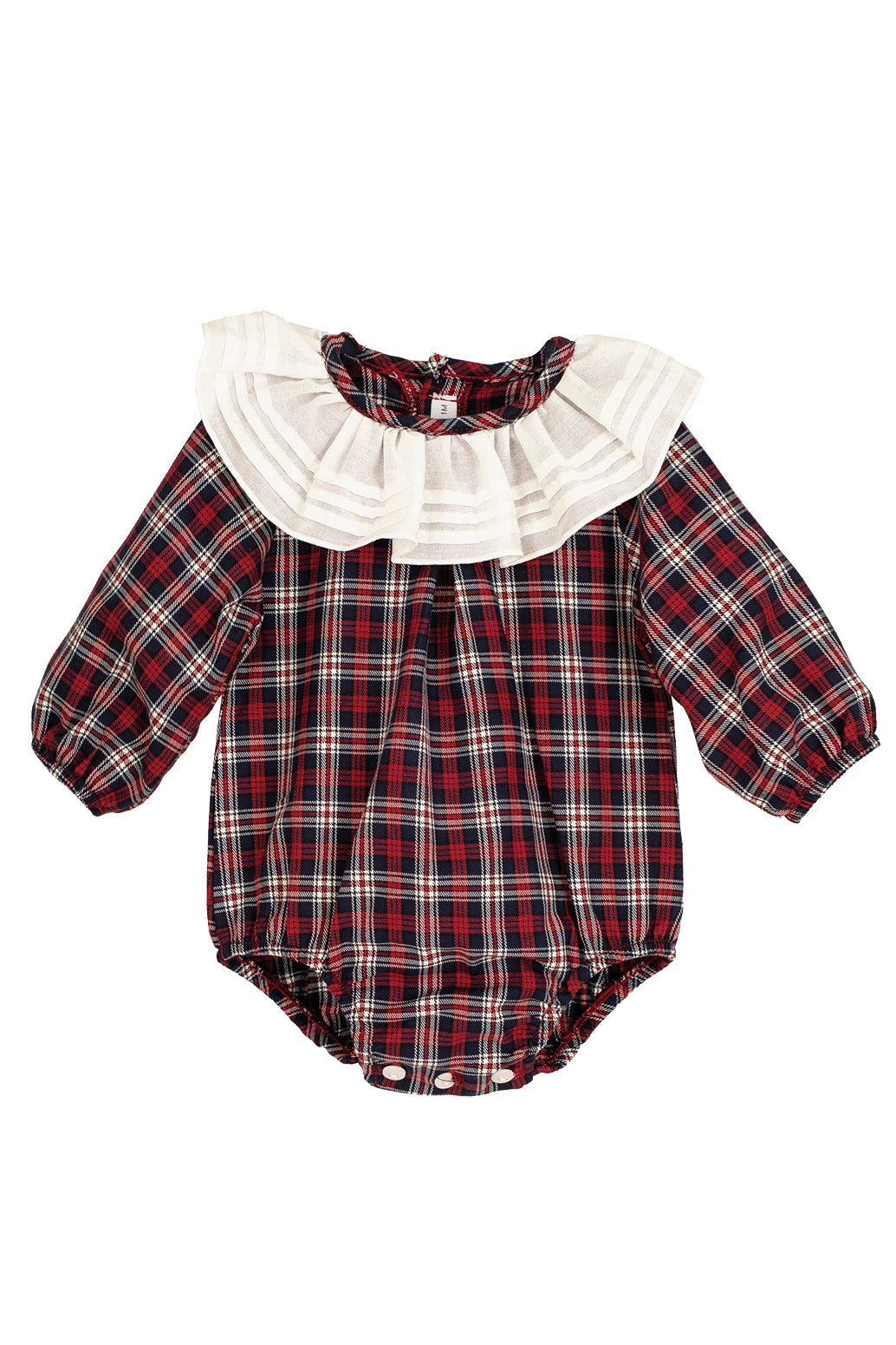 "Romy" Navy & Red Tartan Shortie