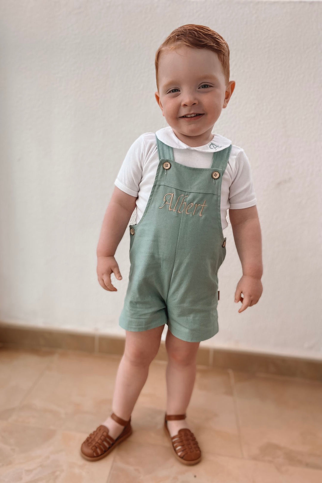 Cocote "Patrick" Linen Dungarees | Millie and John