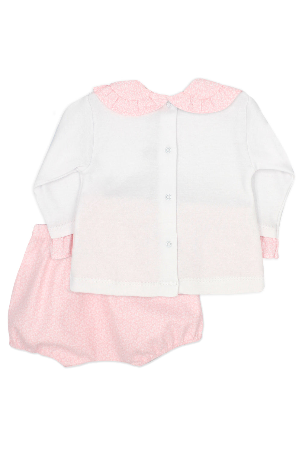 Rapife "Kaylee" Pink Floral Blouse & Bloomers | Millie and John