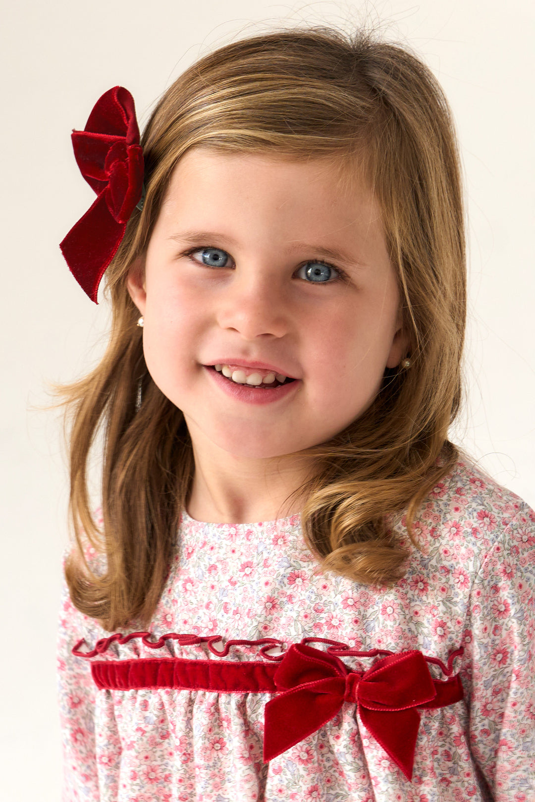 "Esperanza" Burgundy Vintage Floral Dress