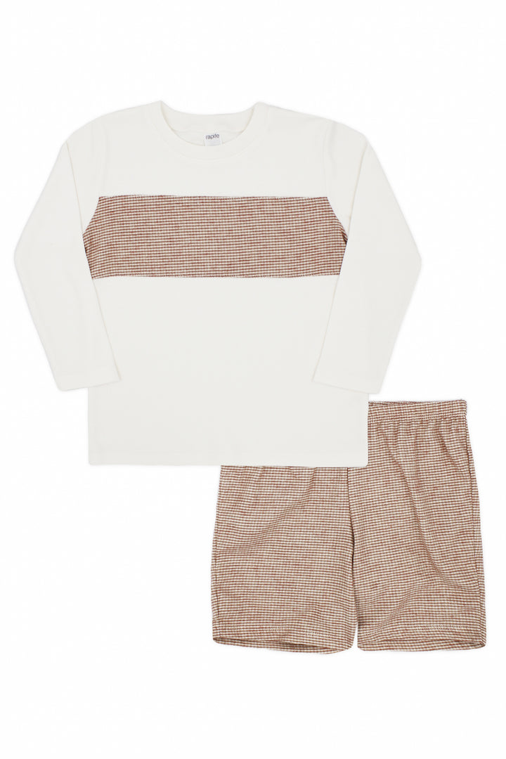 Rapife "Emerson" Houndstooth Top & Shorts | Millie and John