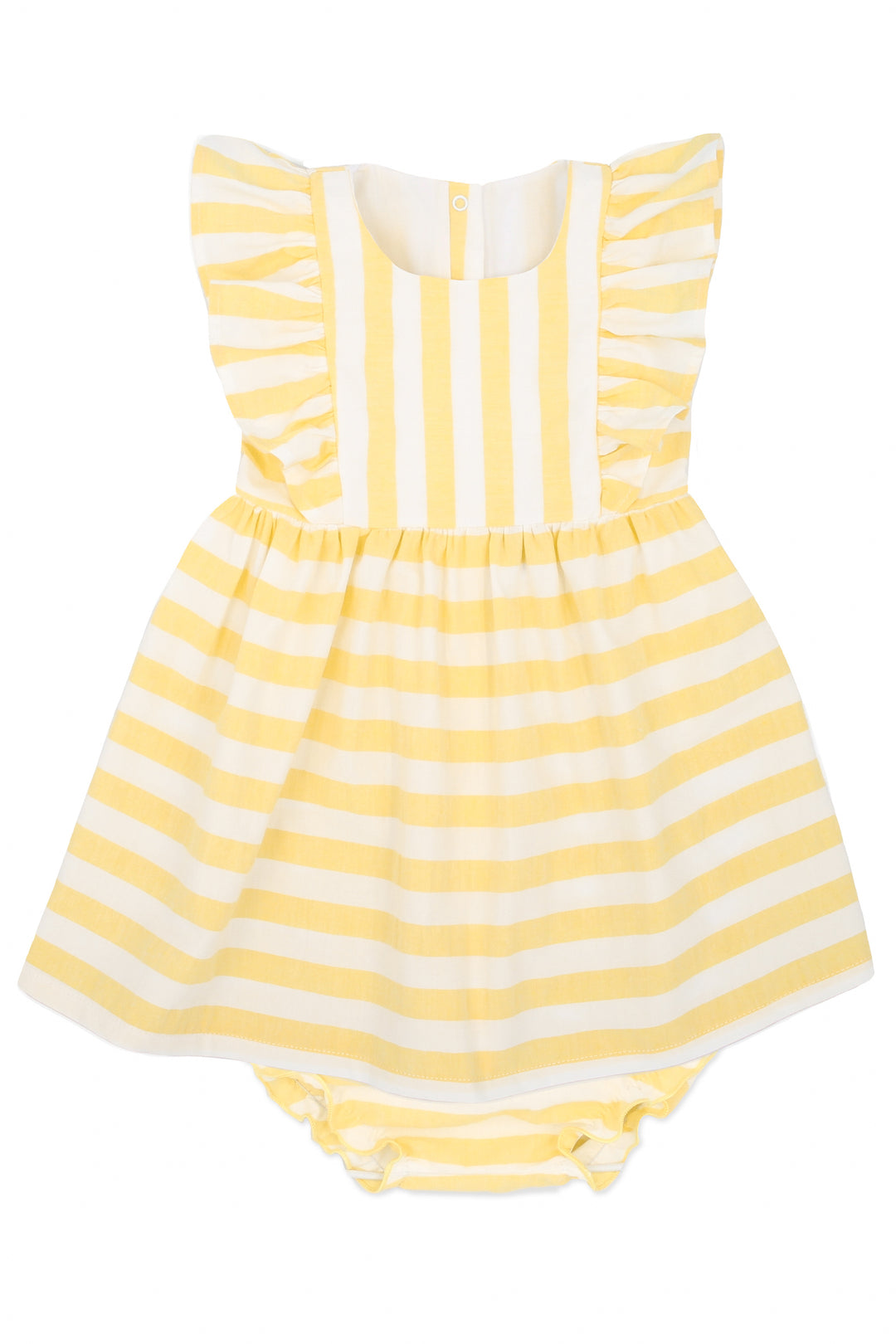 Rapife "Raphaela" Pale Yellow Stripe Dress | Millie and John