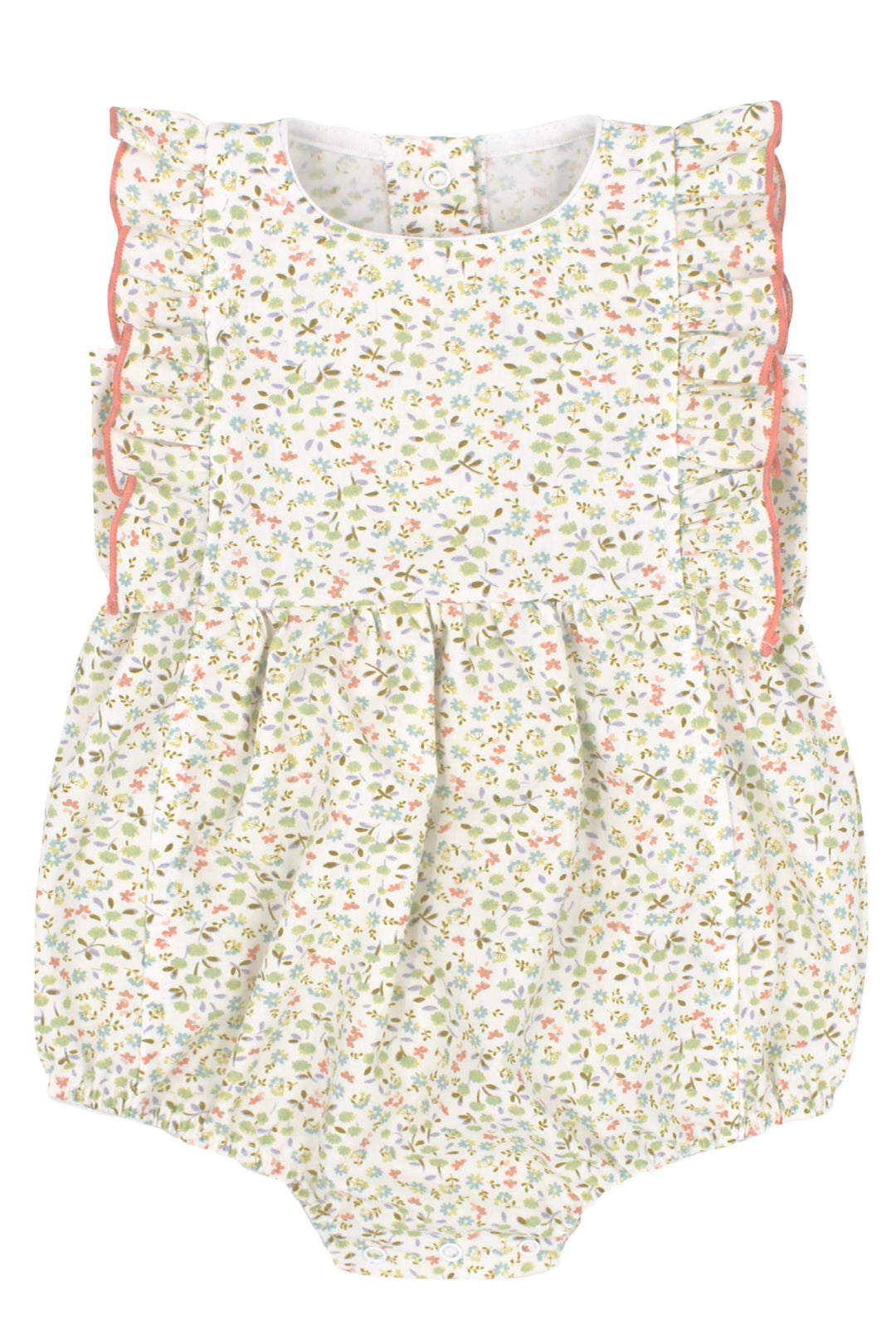Rapife PREORDER "Mariana" Sage Green Floral Romper | Millie and John