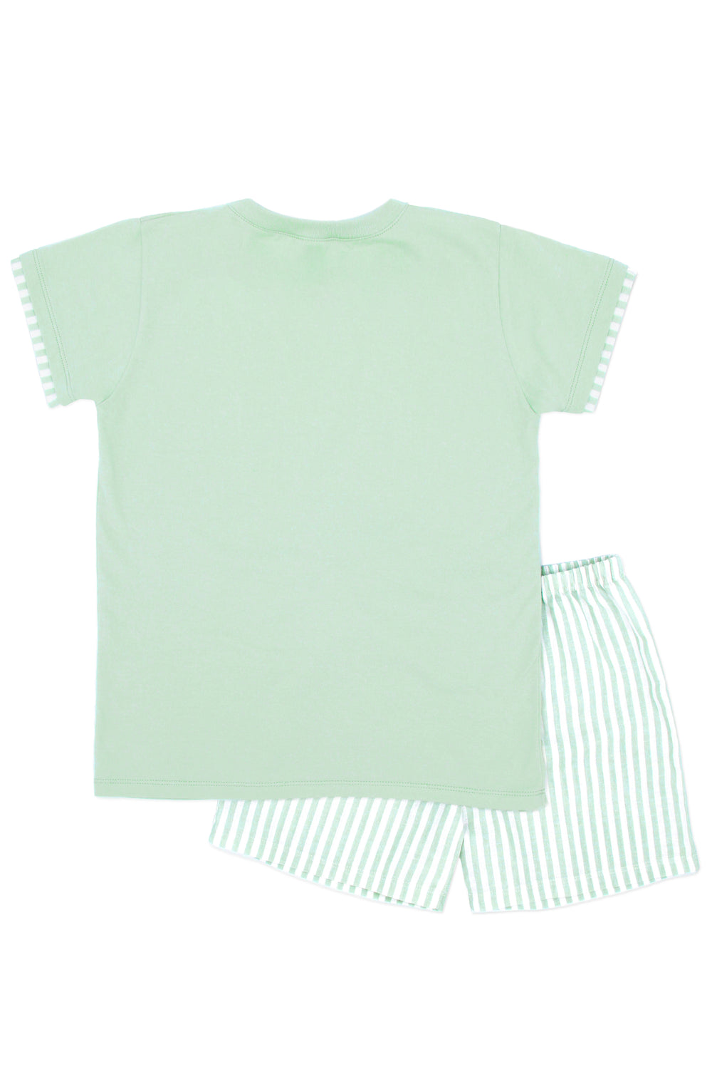 Rapife "Roman" Sage Green Stripe T-Shirt & Shorts | Millie and John