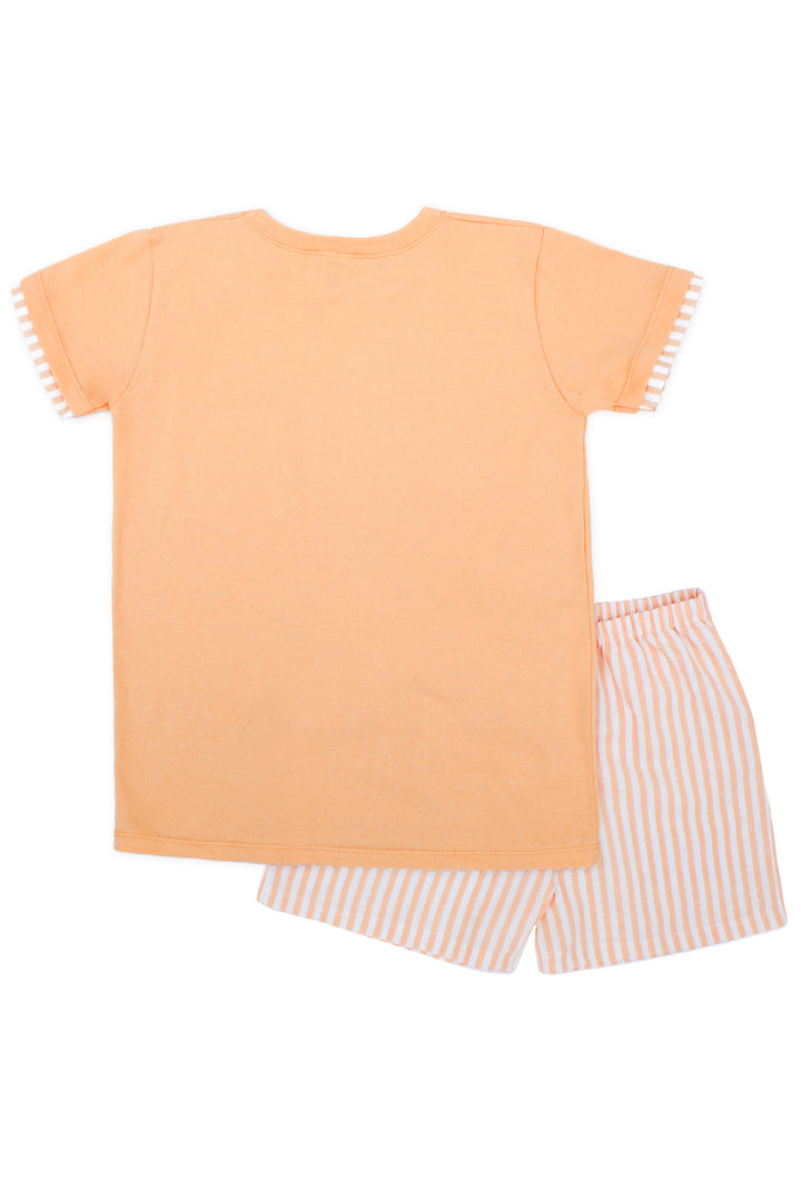 Rapife "Seth" Orange Stripe T-Shirt & Shorts | Millie and John