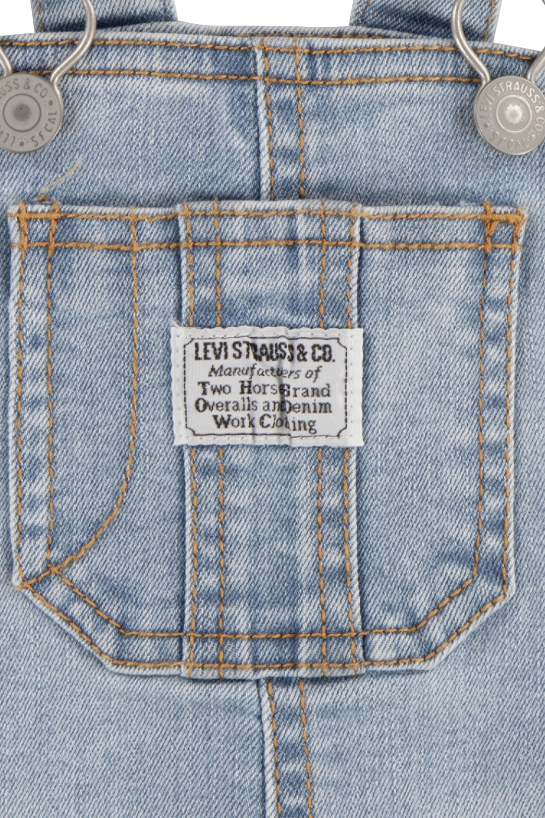 Light Blue Wash Denim Shortall