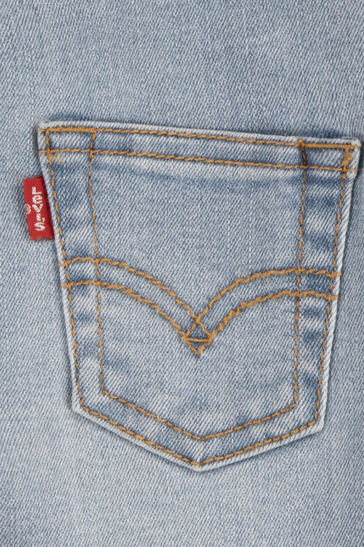 Light Blue Wash Denim Shortall