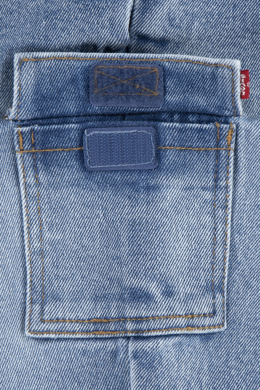 Denim Cargo Overalls