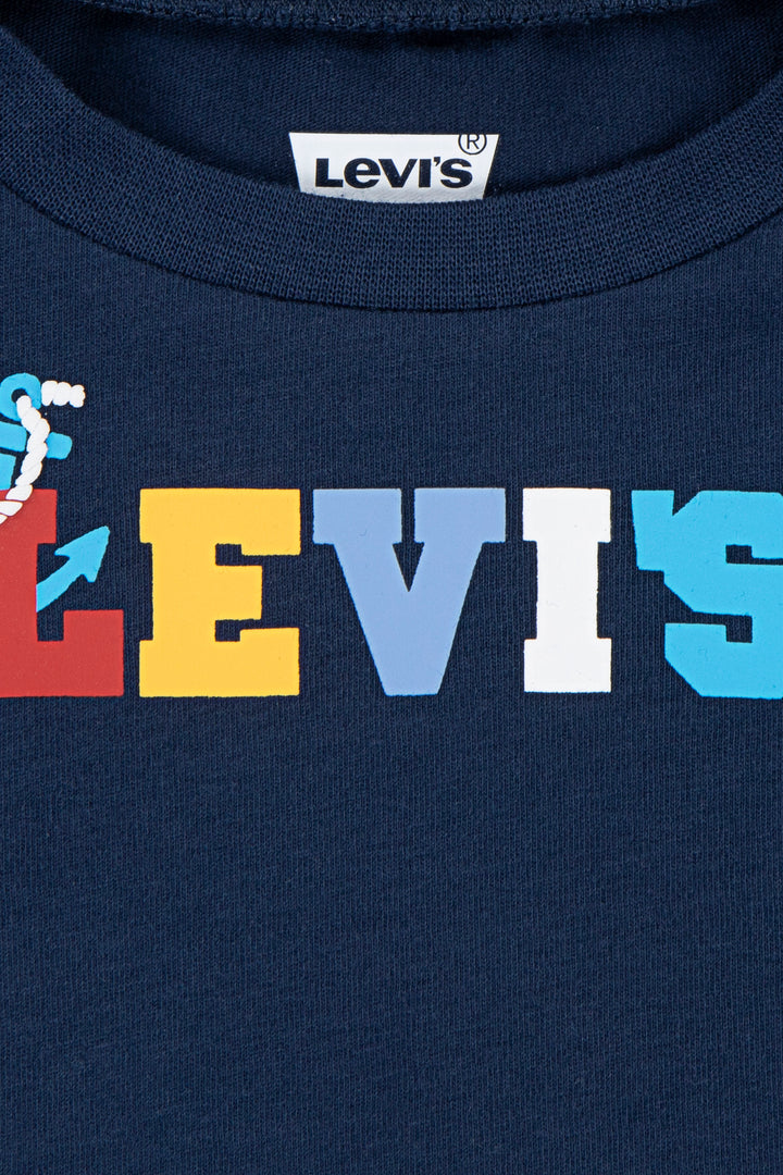 Navy Ocean Friends Logo T-Shirt