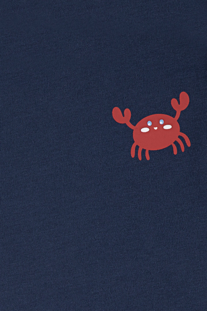 Navy Ocean Friends Logo T-Shirt