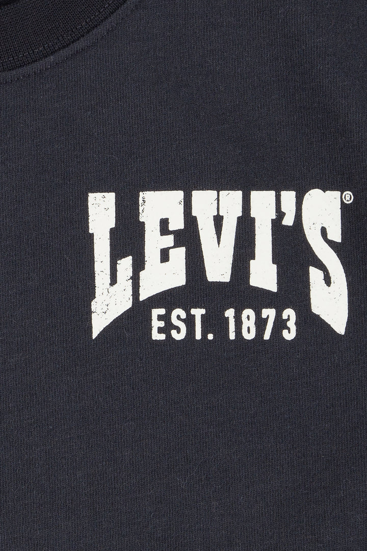 Black Western Back Print T-Shirt