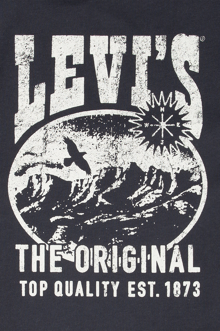 Black Western Back Print T-Shirt