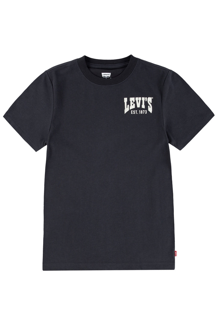 Black Western Back Print T-Shirt