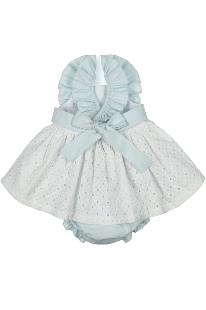 Mac Ilusión PREORDER "Skyla" White Broderie Anglaise Dress & Bloomers | Millie and John