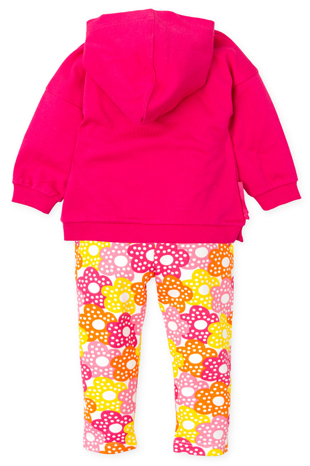 "Nevaeh" Fuchsia Flower Hoodie & Leggings