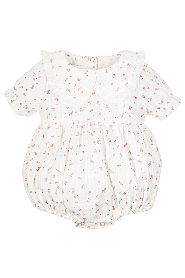 Jamiks "Bailey" Pink Floral Romper | Millie and John