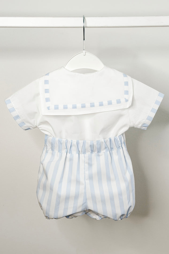 "Sebastian" Blue Striped Sailor Shirt & Jam Pants