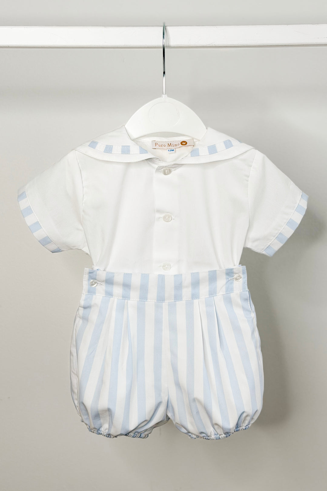 "Sebastian" Blue Striped Sailor Shirt & Jam Pants