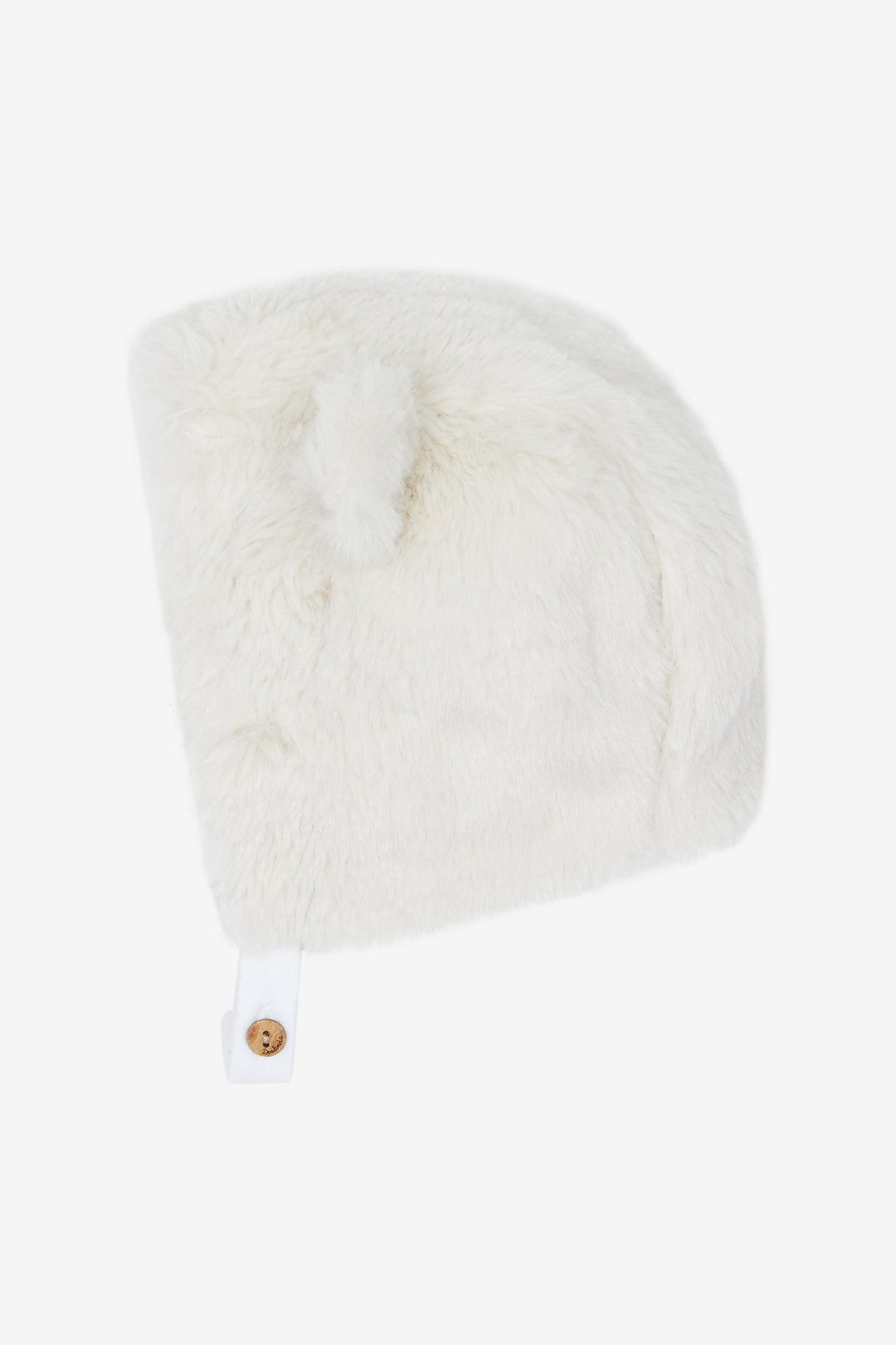 Deolinda "Oslo" Ecru Faux Fur Teddy Bear Hat | Millie and John