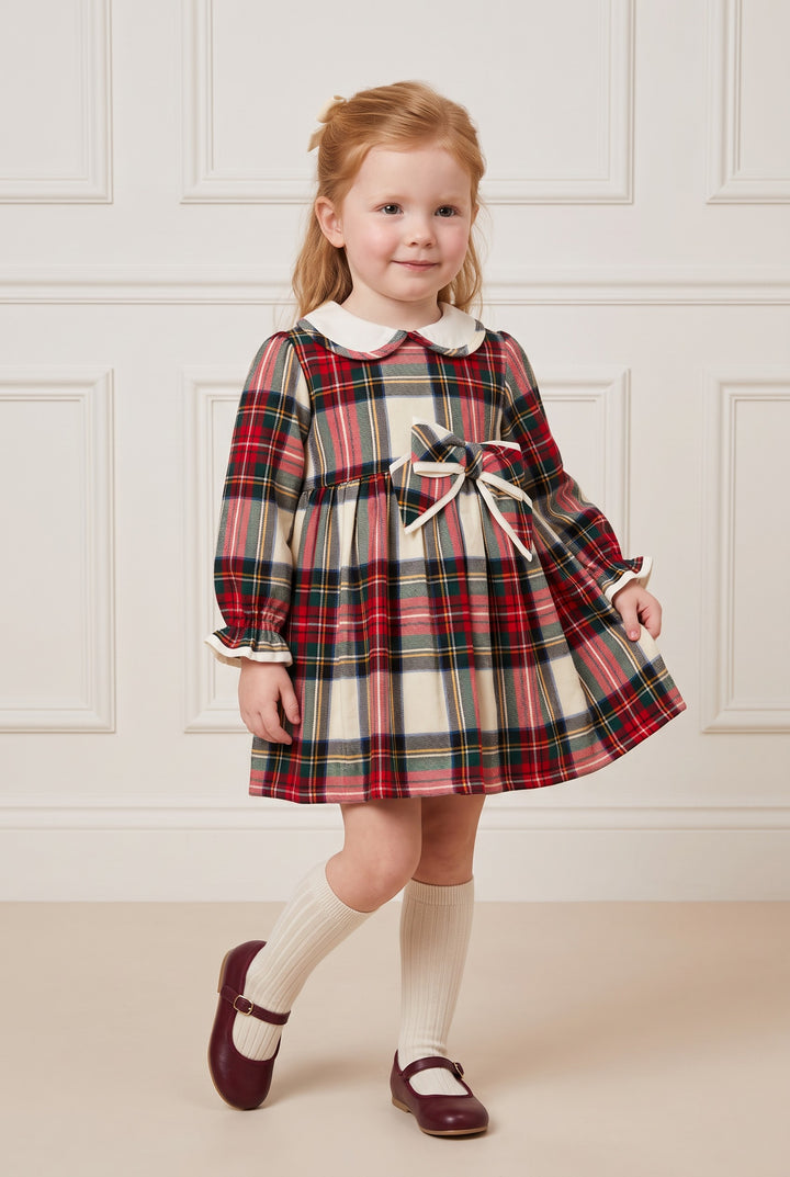 PREORDER "Charlotte" Red Tartan Dress