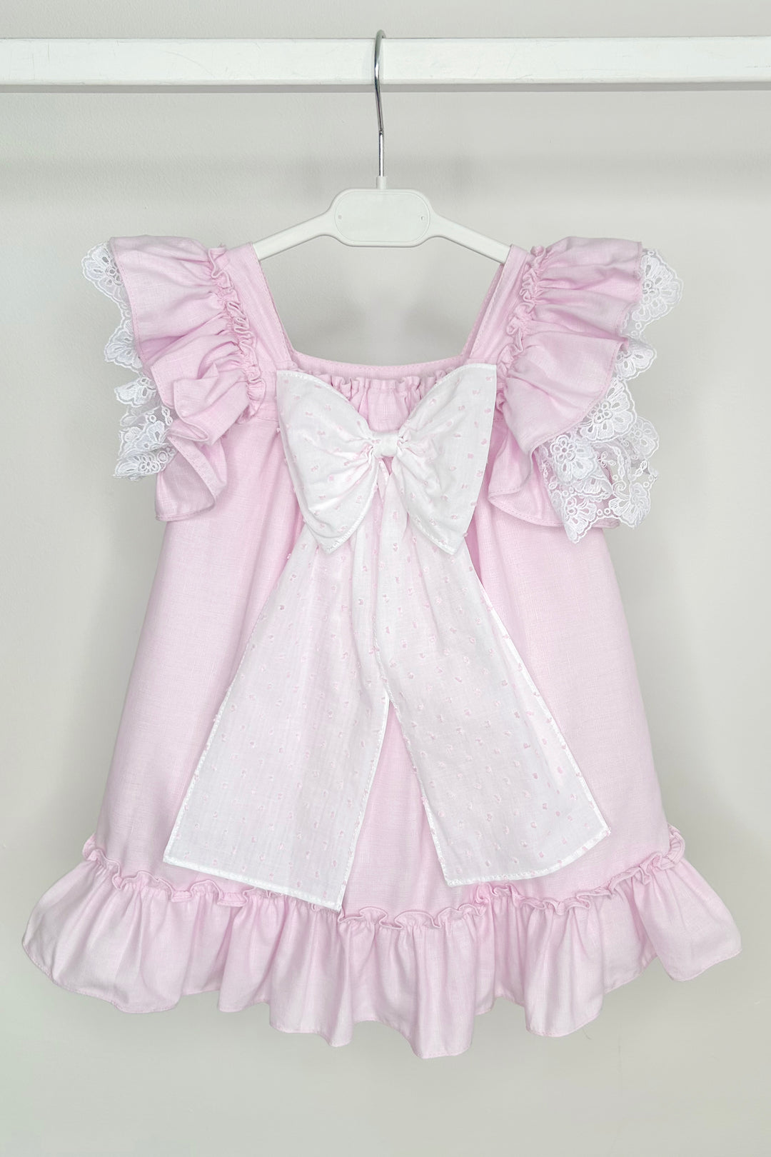 "Luna" Lilac Lace Bow Dress