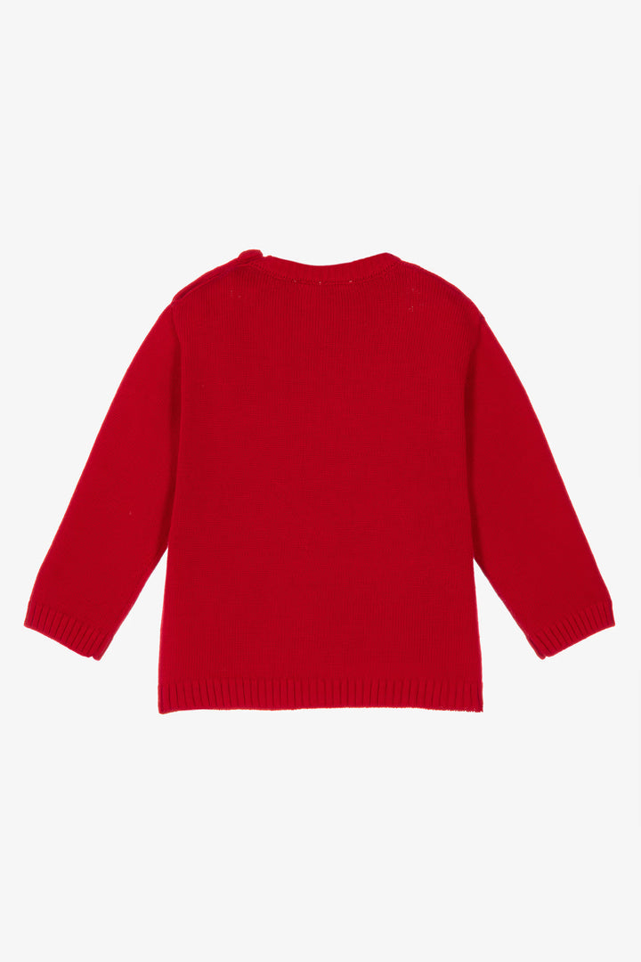 "Wilfred" Red Bunny Jumper &amp; Tartan Trousers Set