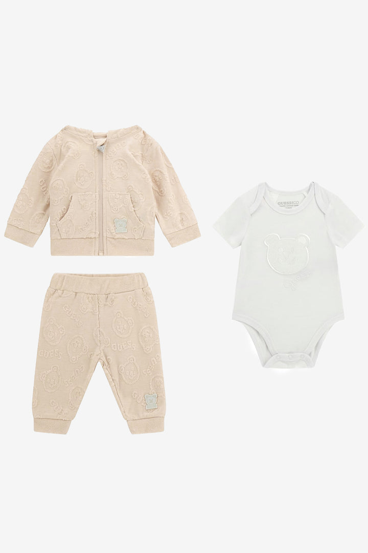 "Sage" Sand Bear Tracksuit Set