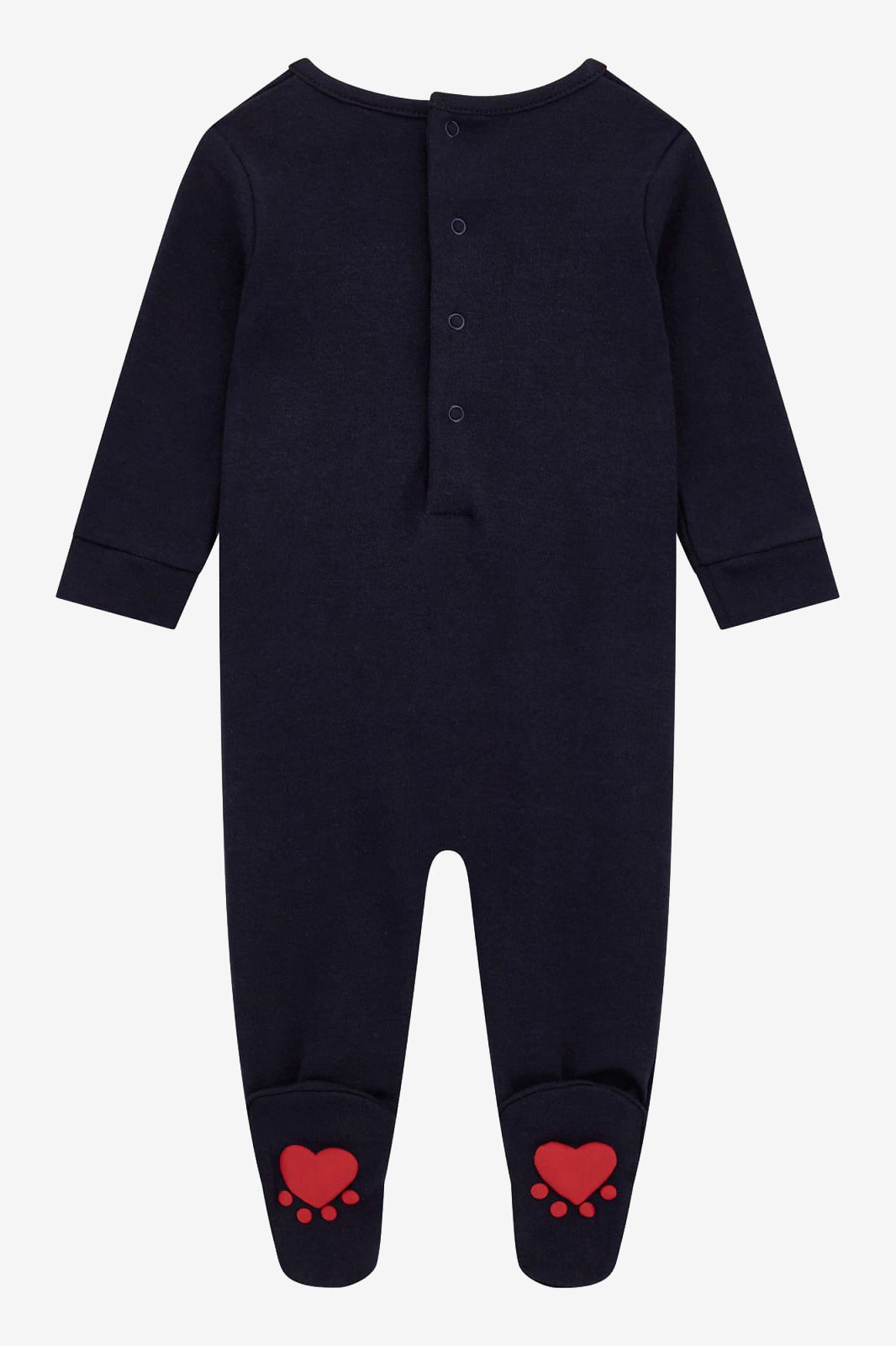 "Jonah" Navy Teddy Bear Sleepsuit
