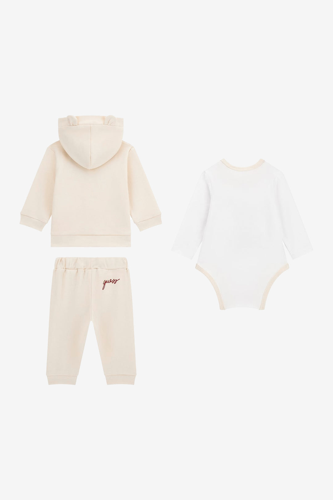 "Rory" Sand Teddy Bear 3-Piece Hooded Set