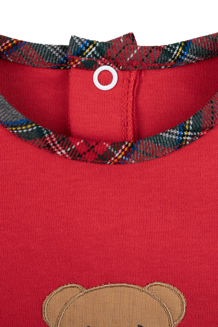 Red Tartan Bear Pyjamas