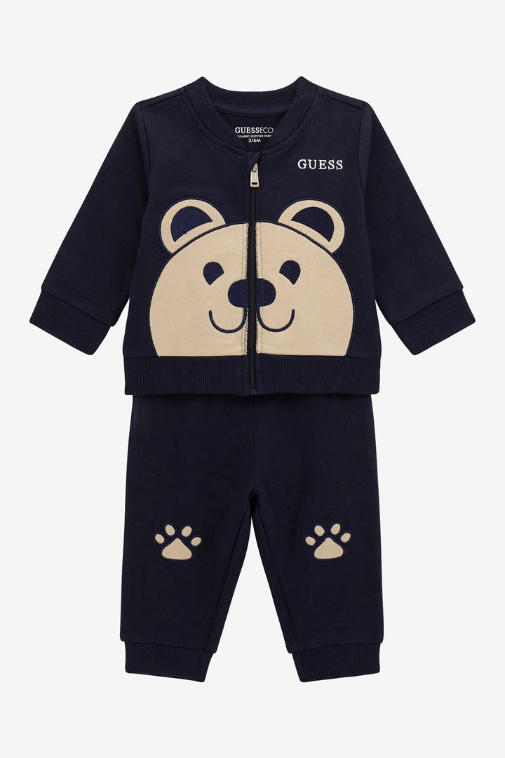 "Miles" Navy Bear Jacket & Joggers