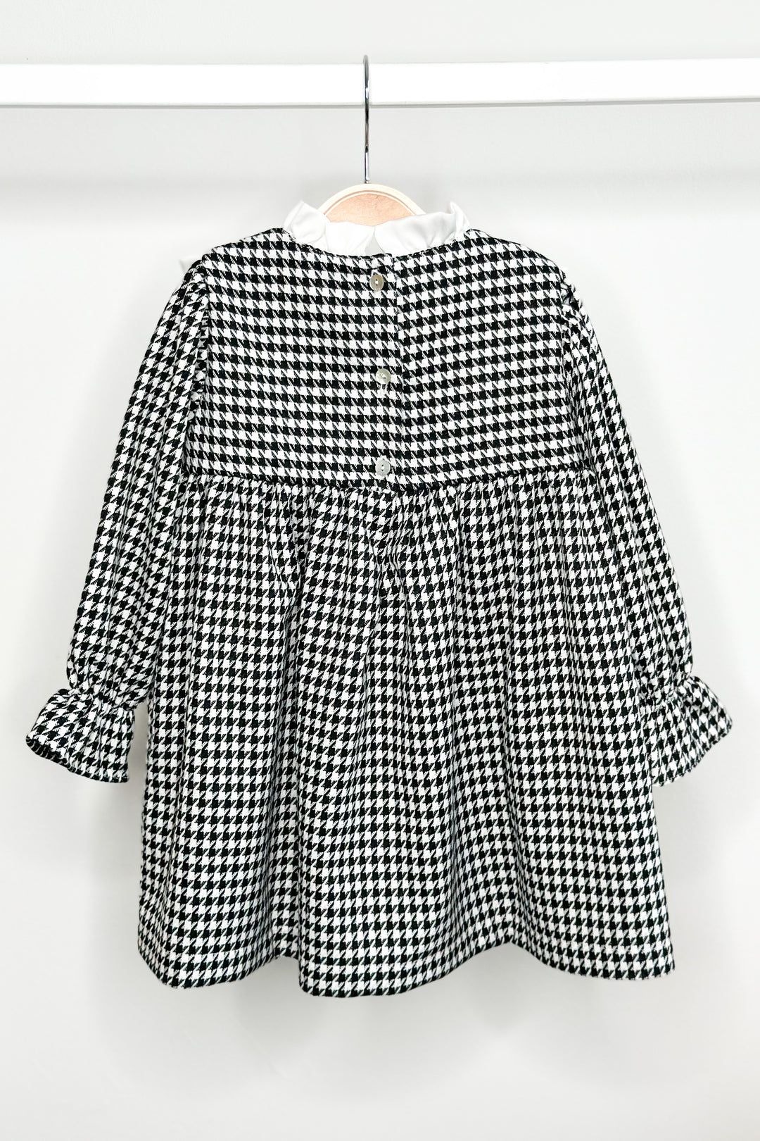 Fofettes "Novella" Black Houndstooth Dress | Millie and John